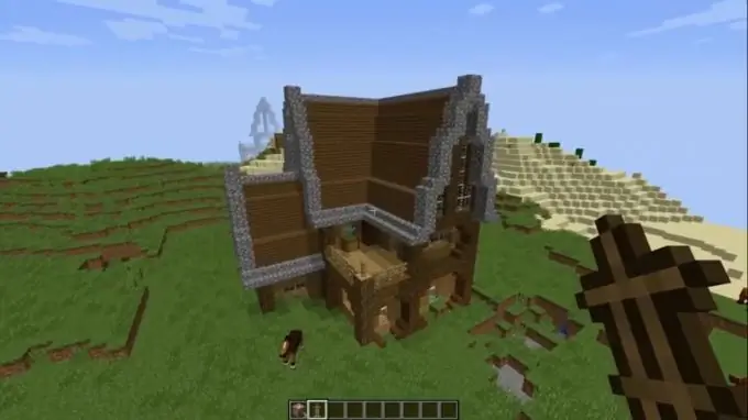 How to build a house in minecraft using the command block