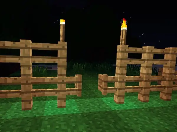 Minecraft'ta bir çit yapın