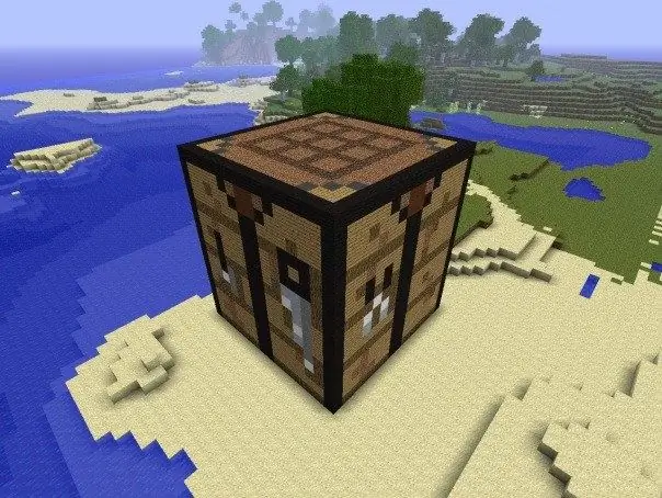 Hoe om 'n werkbank in minecraft te maak