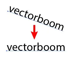 Sådan returneres tekstobjekter og bitmaps til vandret position i Adobe Illustrator