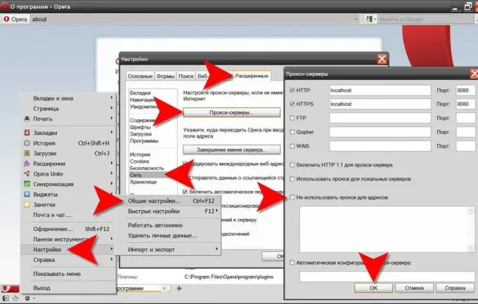 Come disabilitare il server proxy in Opera