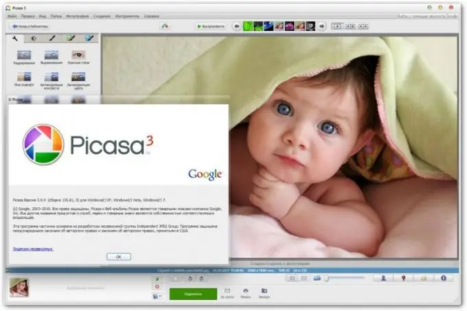 Cara bekerja dengan gambar di Picasa