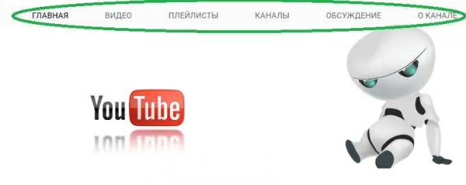 Kako omogućiti kartice za navigaciju YouTube kanalima