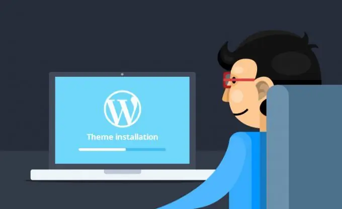 installer un modèle sur WordPress