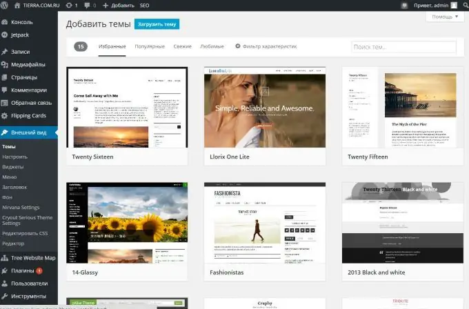 velg et WordPress-tema