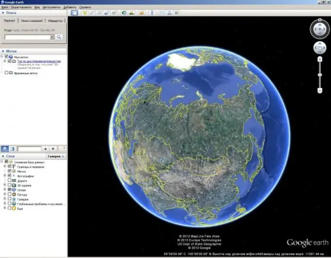 Com actualitzar Google Planet