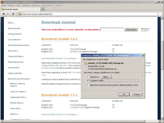 Come installare joomla in locale