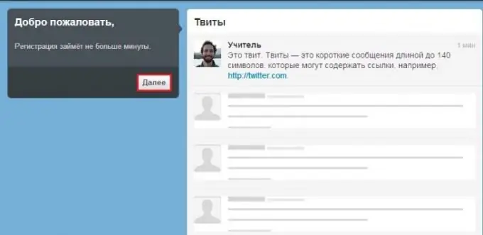 Comment s'inscrire sur Twitter en russe