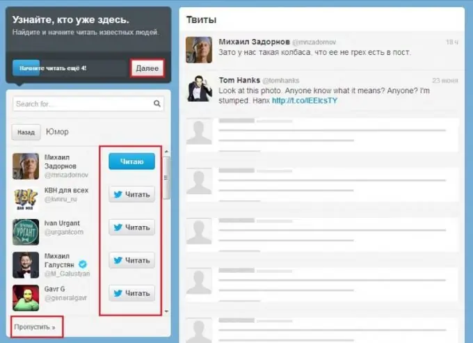 How to register on Twitter in Russian