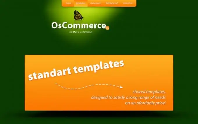 Oscommerce шаблонун кантип орнотсо болот