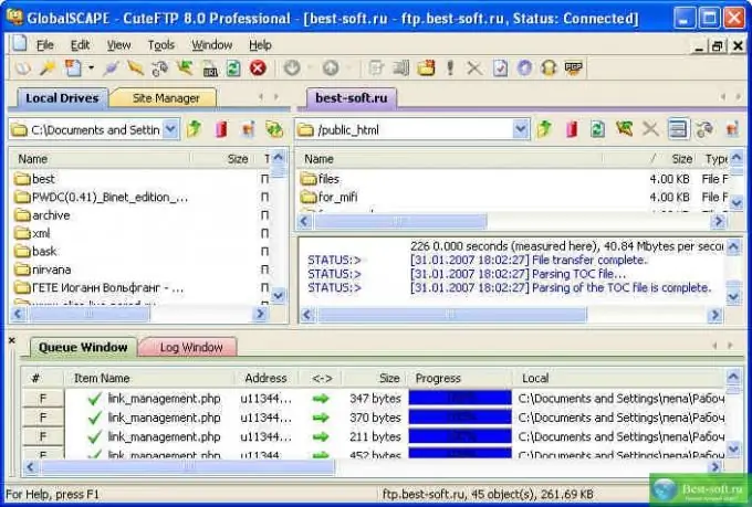 Cara mengunggah halaman ke situs