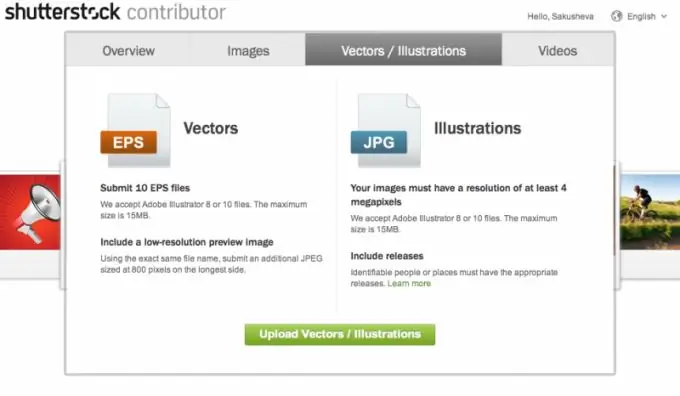 burada dosyaların boyutu ile ilgili yazıyor, her şey açık, eps dosyası Adobe Illustrator 10 veya 8 sürümünde olmalıdır. EPS'nin maksimum boyutu 15MB'dir