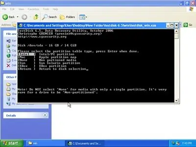 Cara memulihkan partition yang dipadam